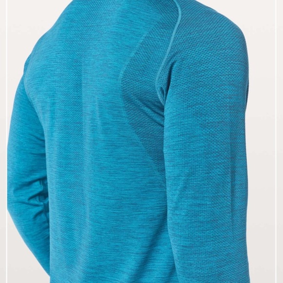 Lululemon Metal Vent Tech Long Sleeve in Poseidon / Amalfi Blue - Picture 2 of 10